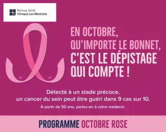octobre rose dépistage